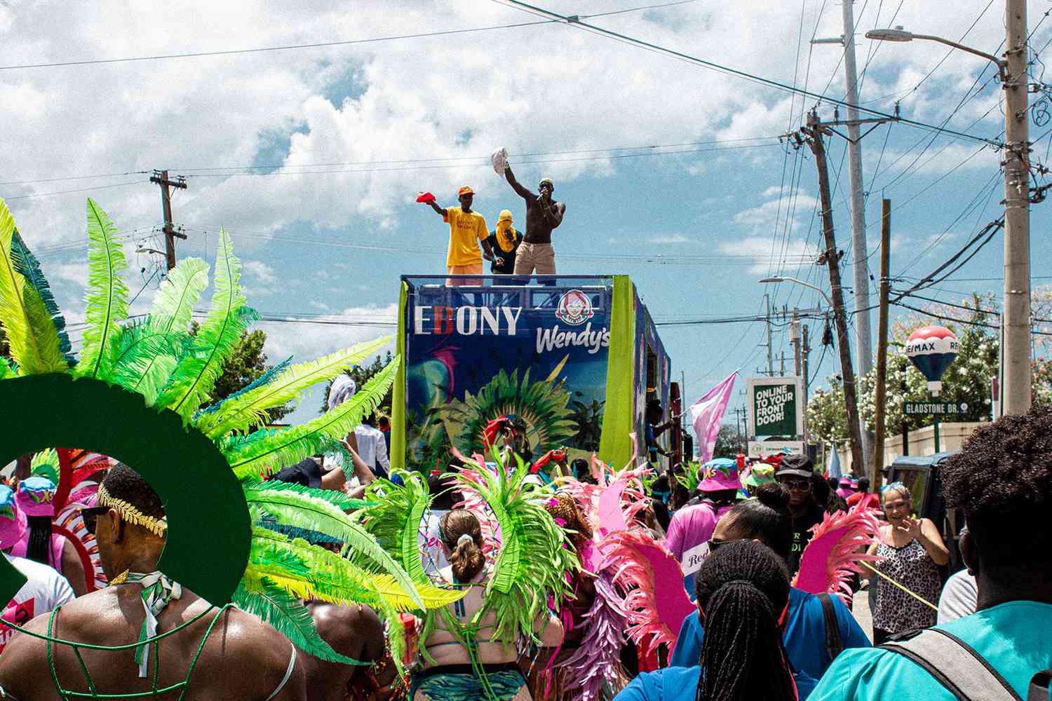 Parade during carnival in Jamaica