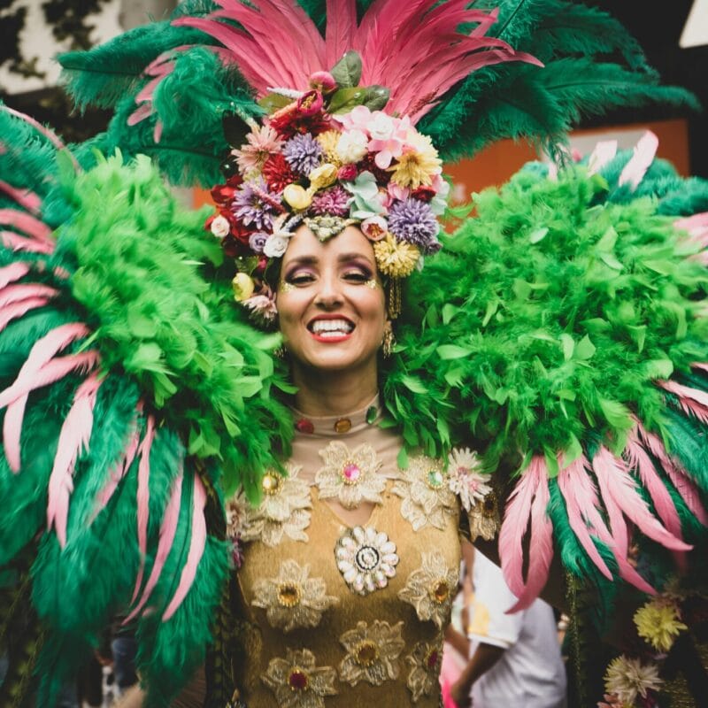 Carnival in Jamaica being celebrated